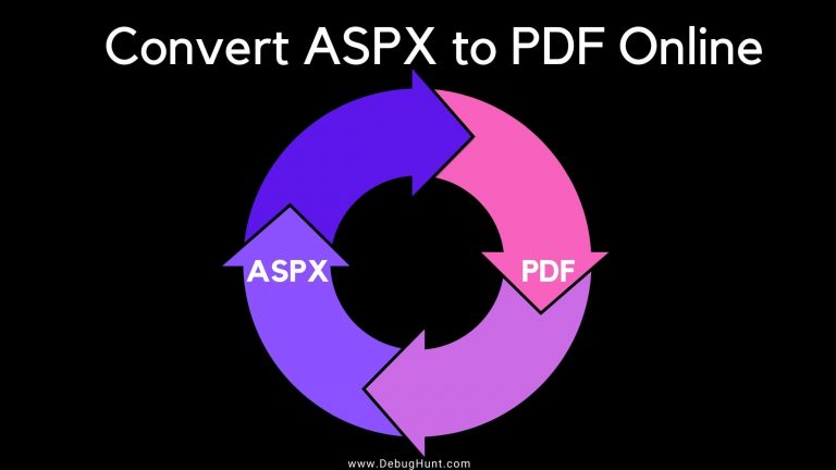 How to Convert ASPX to PDF Online & Open Any ASPX File