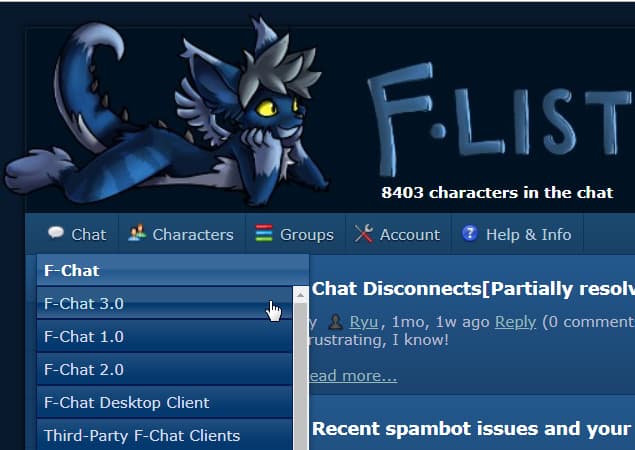how to delete F-list account