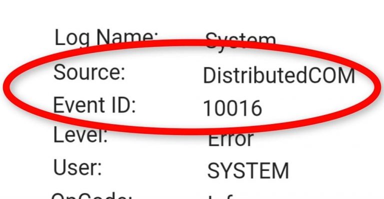 DistributedCOM Error 10016 Windows 10 – Fixed