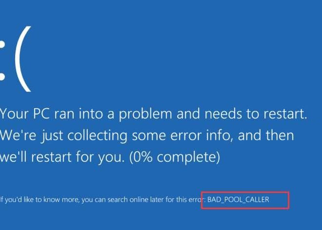 Bad Pool Caller – Steps to Fix 0x000000C2 in Widows 10