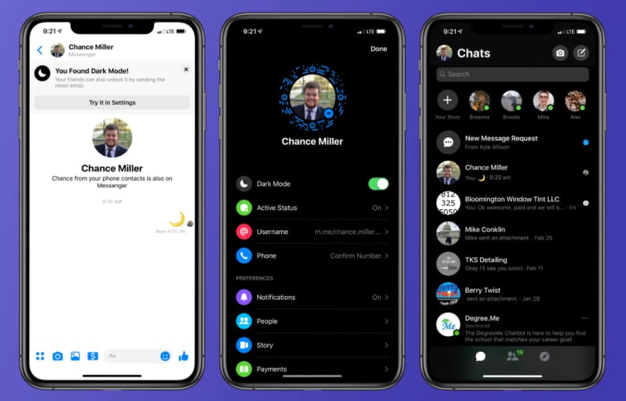 How to Enable Secret Dark Mode on Facebook Messenger