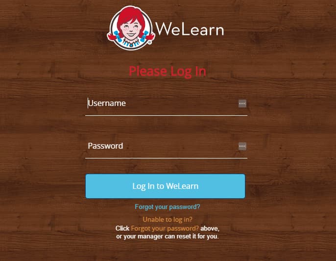 WeLearn 2.0 Online Service at www.wendys.csod.com Client Wendys