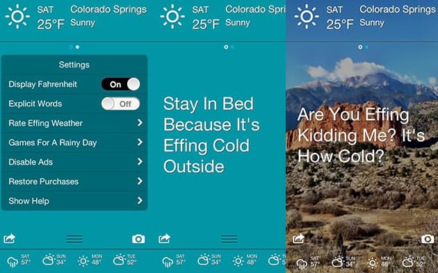 Effing Weather App Review 2022