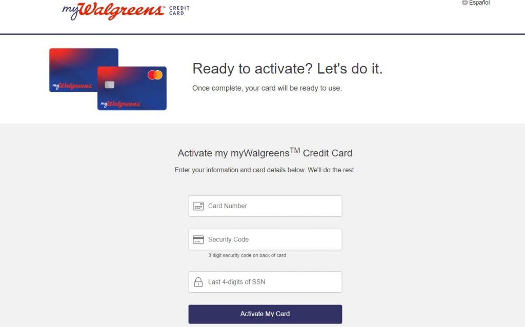 Activate WalGreens Card using Walgreens.Syf.com/Activate